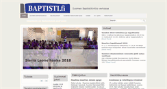Desktop Screenshot of baptisti.fi
