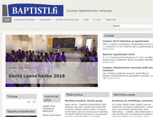 Tablet Screenshot of baptisti.fi